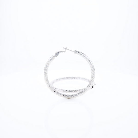 Diamond Cut Hoops