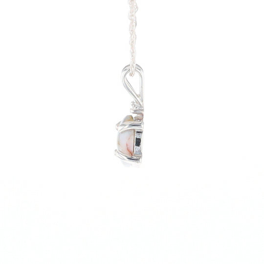 Gold Quartz Cabochon Necklace