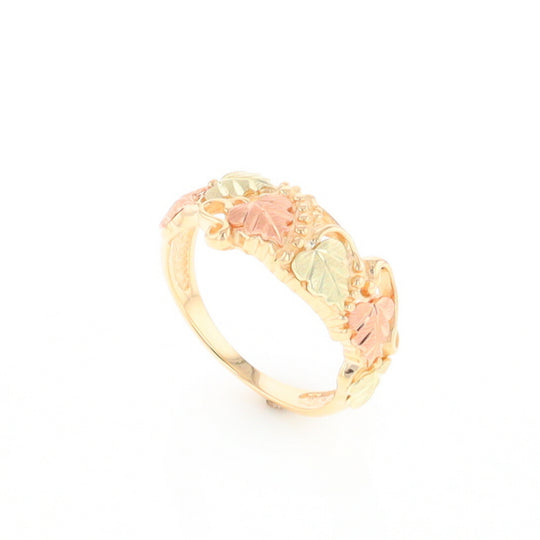 Black Hills Gold Grape Leaf Ring