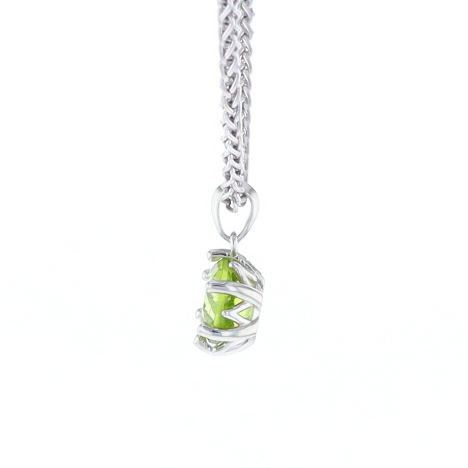 Solitaire Peridot Tulip Pendant