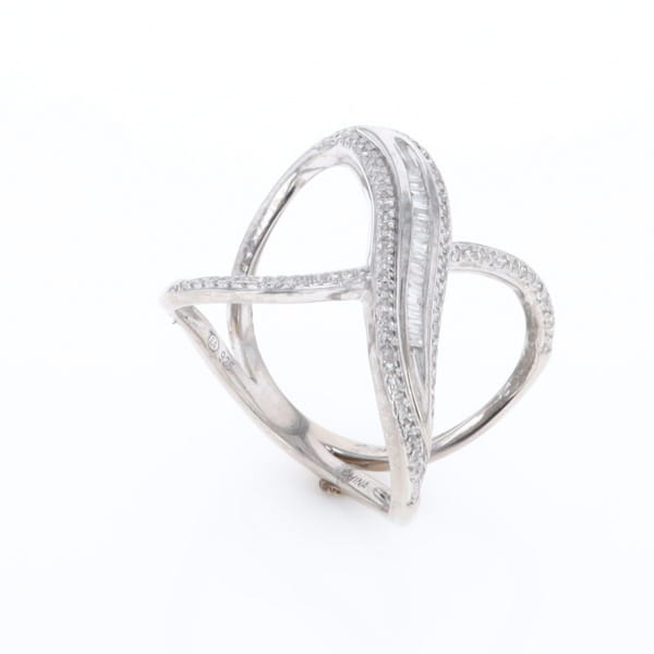 Dramatic Bypass Diamond Ring