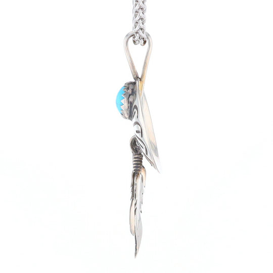 Turquoise Dream Catcher Pendant