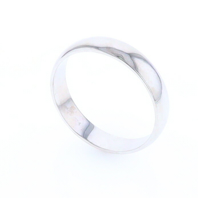 Standard Fit Wedding Band White Gold