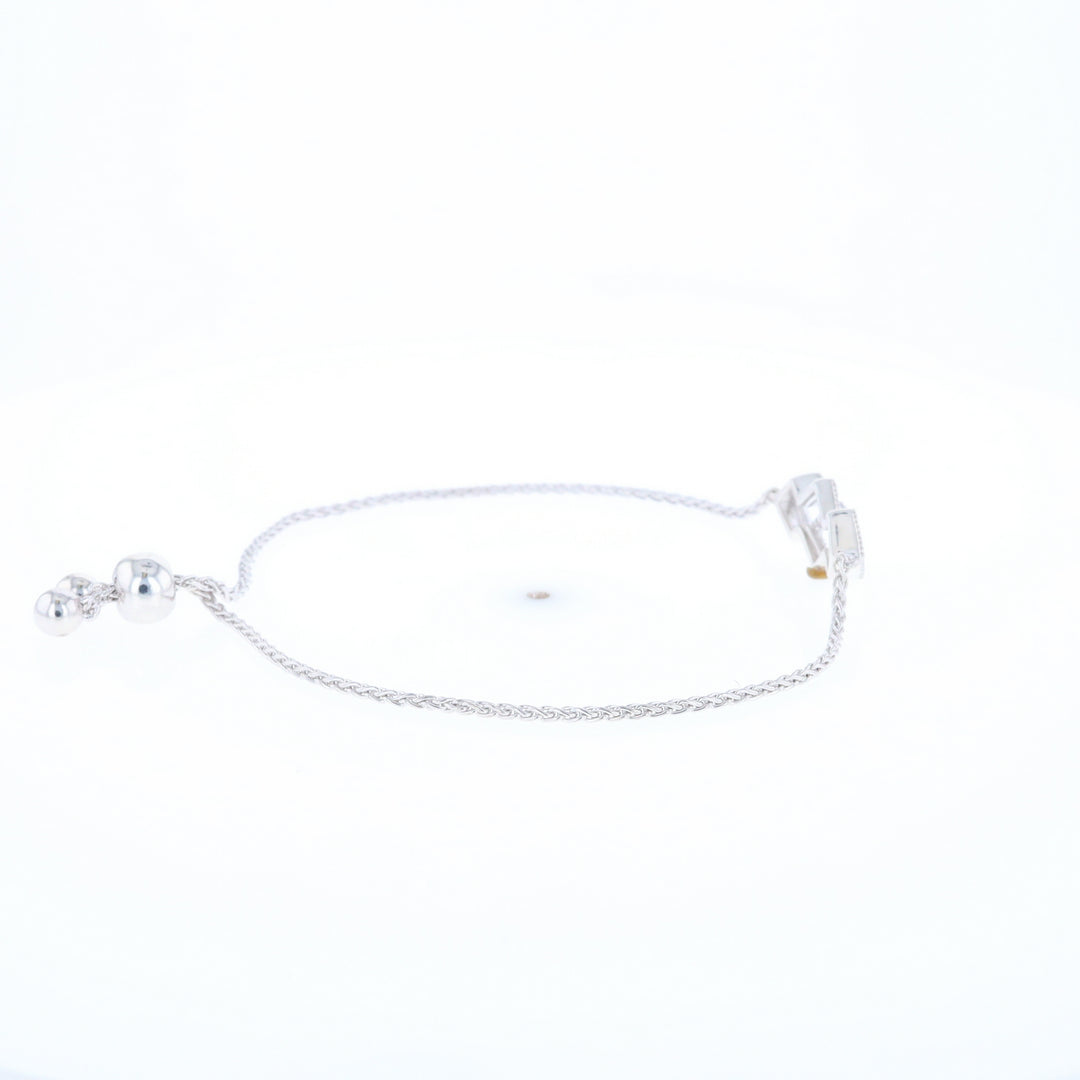 Bypass Diamond Bolo Bracelet