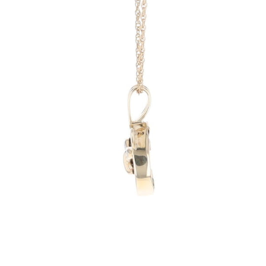 Onyx Cat Pendant with Diamond Eyes