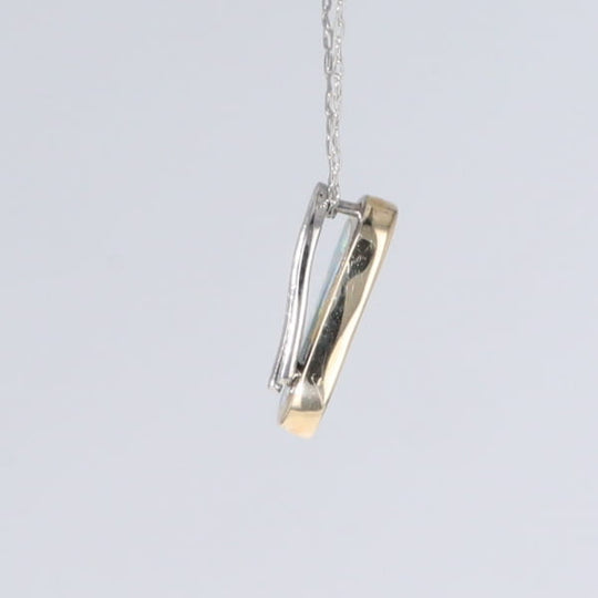 Opal Pendant Inlaid Single Sandal Design
