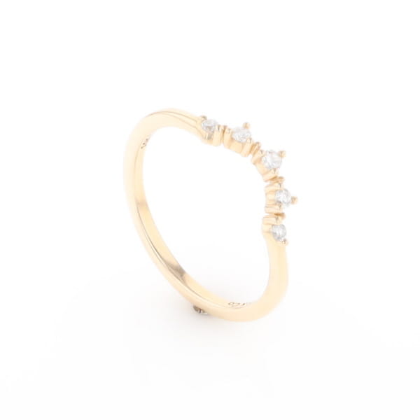 Yellow Gold Shadow Band