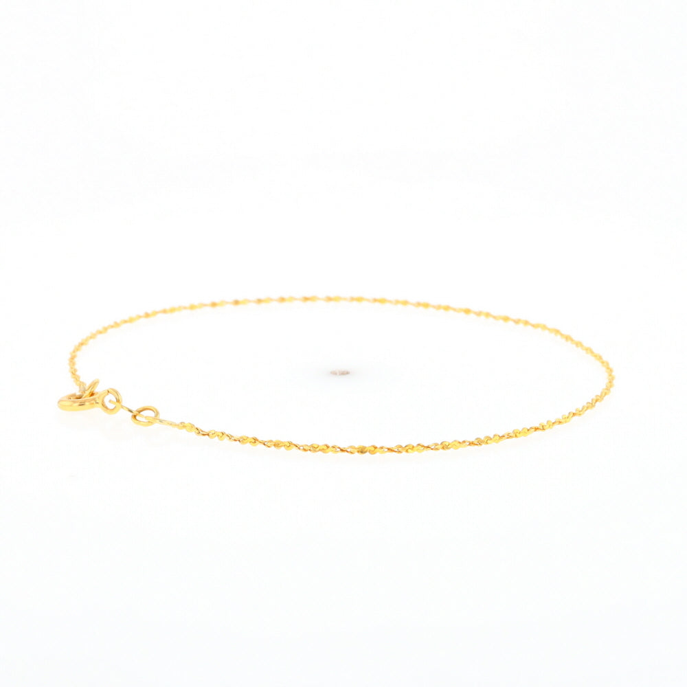 Gold Twist S Link Bracelet