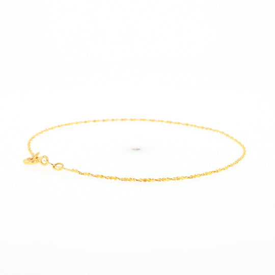 Gold Twist S Link Bracelet