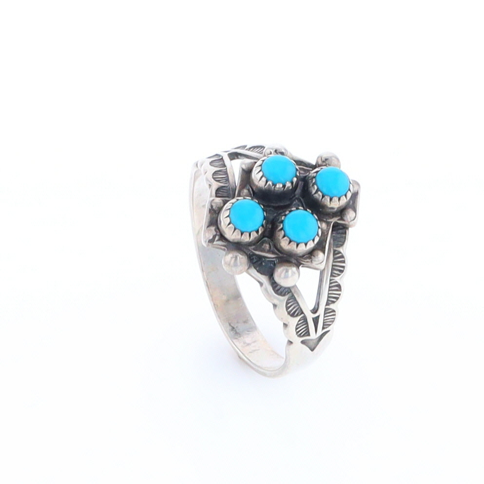 Native Four Stone Turquoise Ring