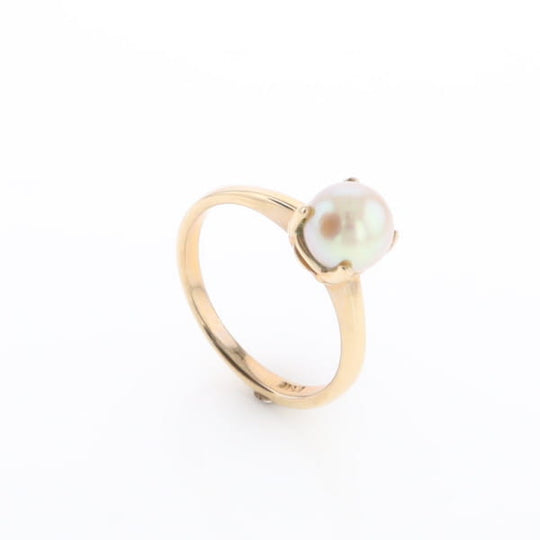 Solitaire Cultured Pearl Ring