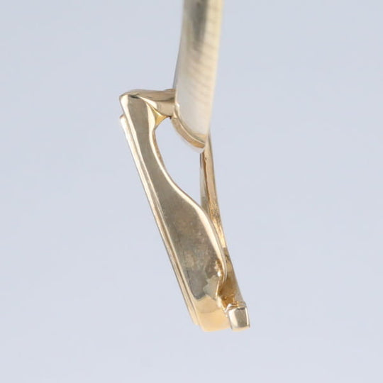 Opal Pendant Triangle Inlaid Design with .06ct Round Diamond