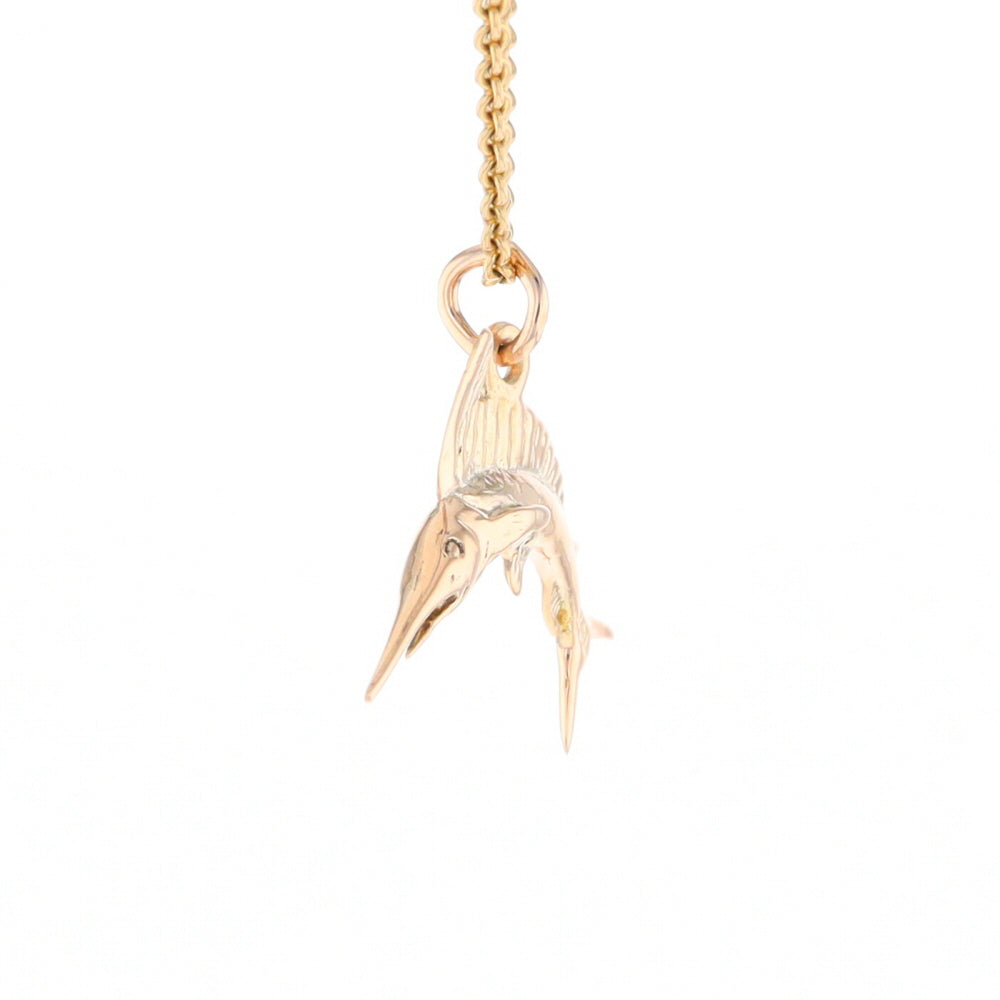 Gold Sailfish Pendant