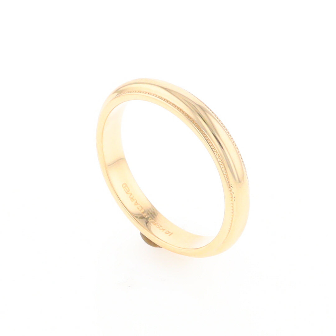 Milgrain Standard Fit Wedding Band