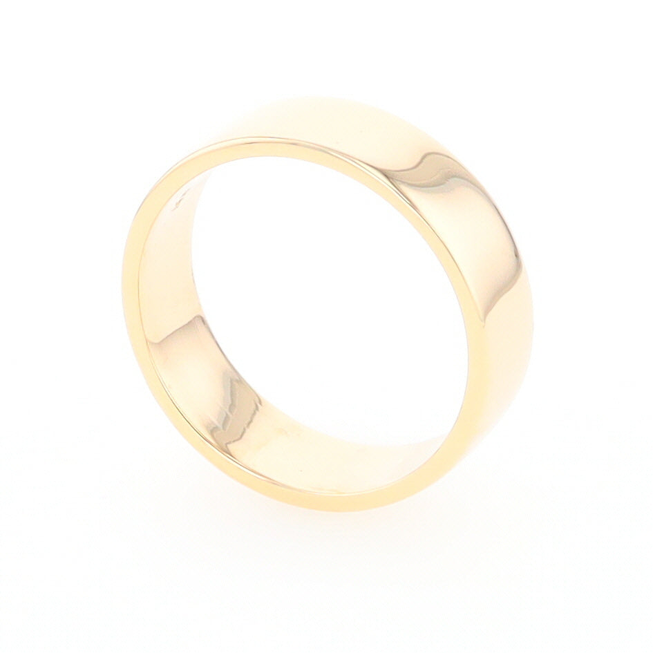 Men's Plain Gold Wedding Band