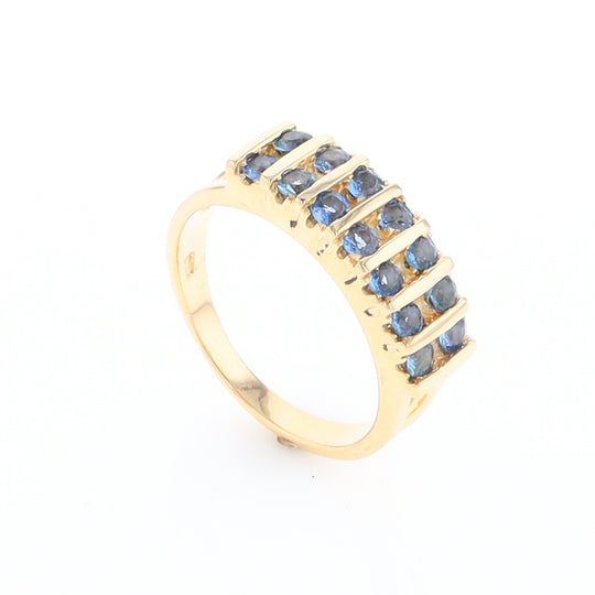 Channel Set Sapphire Ring