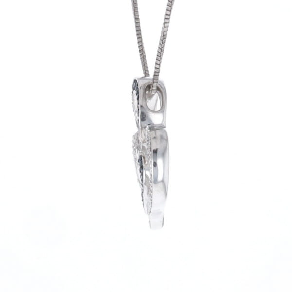 Double Heart Diamond Necklace