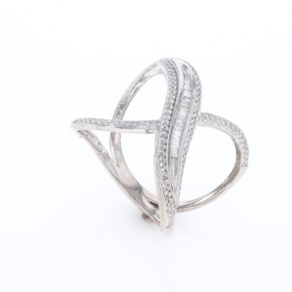 Dramatic Bypass Diamond Ring