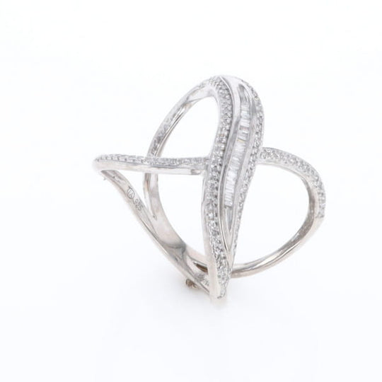 Dramatic Bypass Diamond Ring