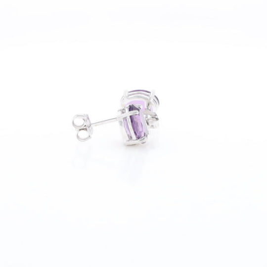 Amethyst Stud Earrings