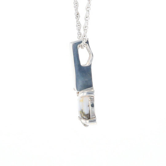 Gold Quartz Cabochon Pendant