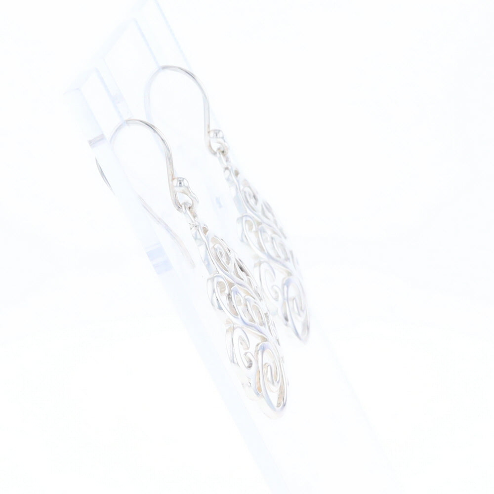 Drop Dangle Swirl Fishhook Earrings