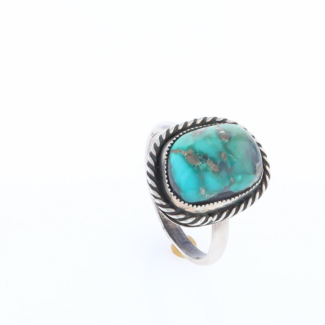 Bezel Set Turquoise Ring