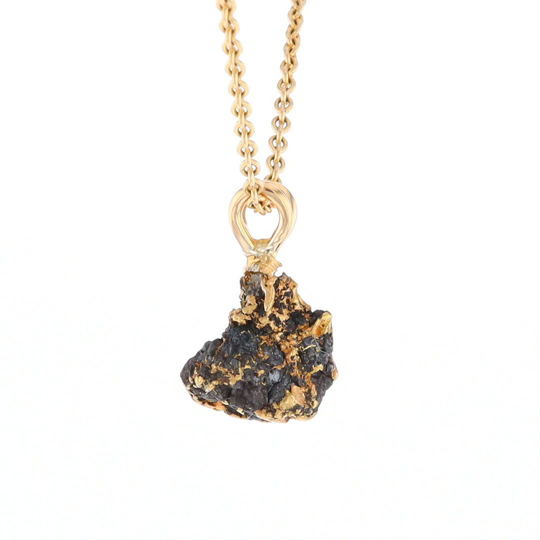 Natural Gold Nugget Pendant