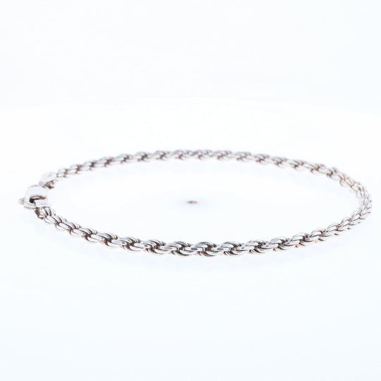 Silver Rope Bracelet