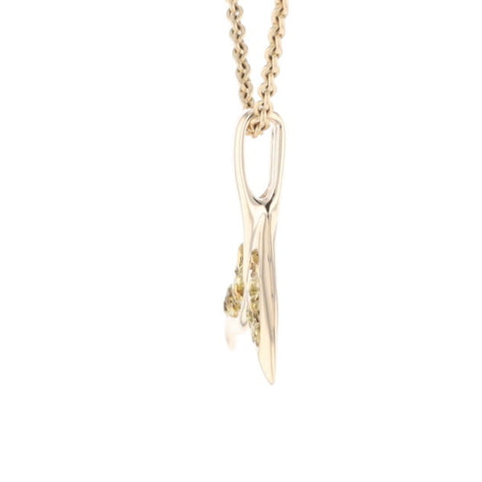 Whale Tail Natural Nuggets Double Inlaid Sea Life Pendant