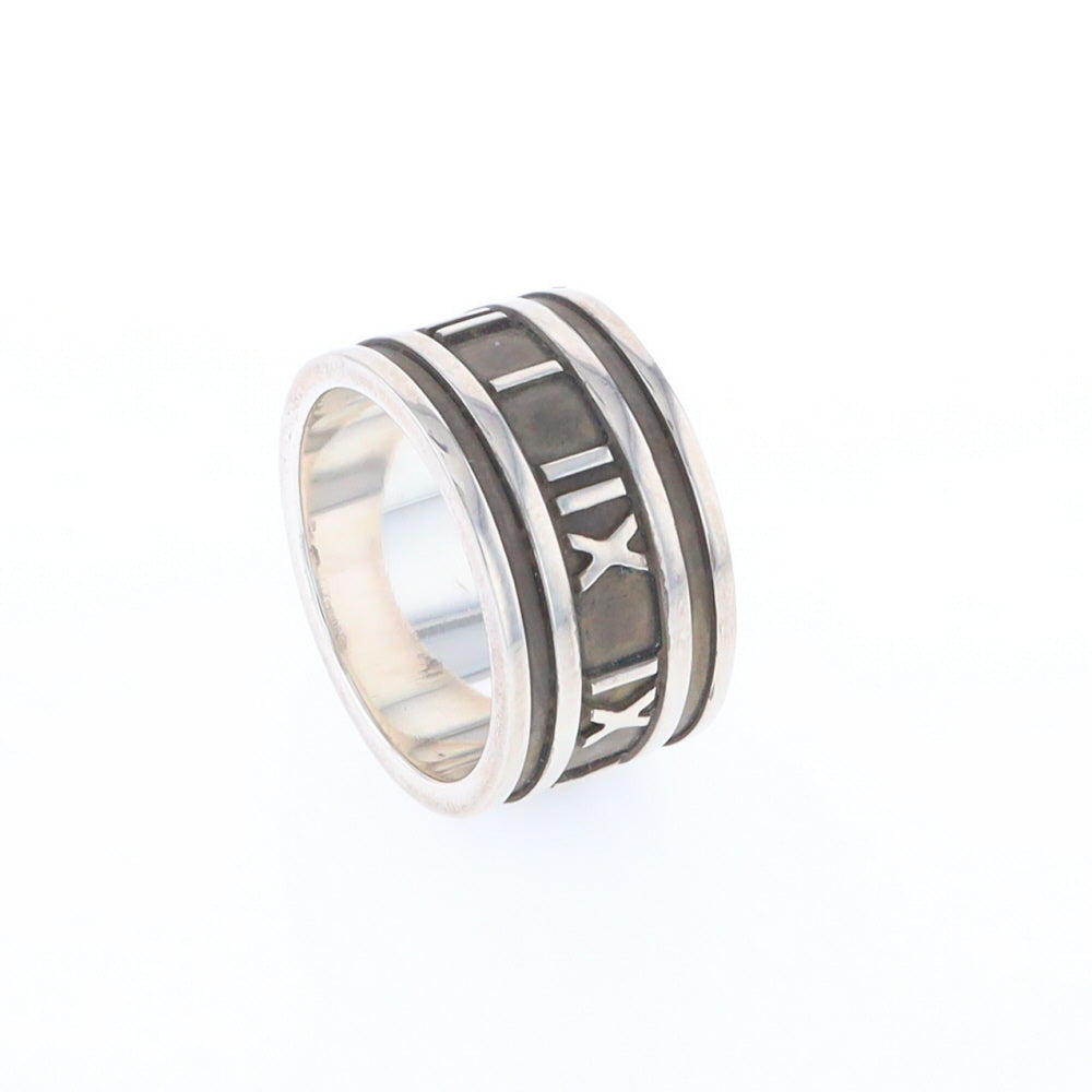 Tiffany & Co Sterling Silver Roman Numerals Ring