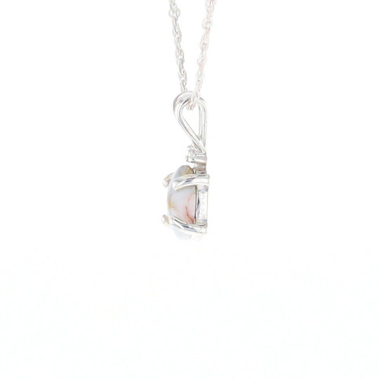 Gold Quartz Cabochon Necklace