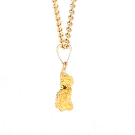 Natural Gold Nugget Pendant