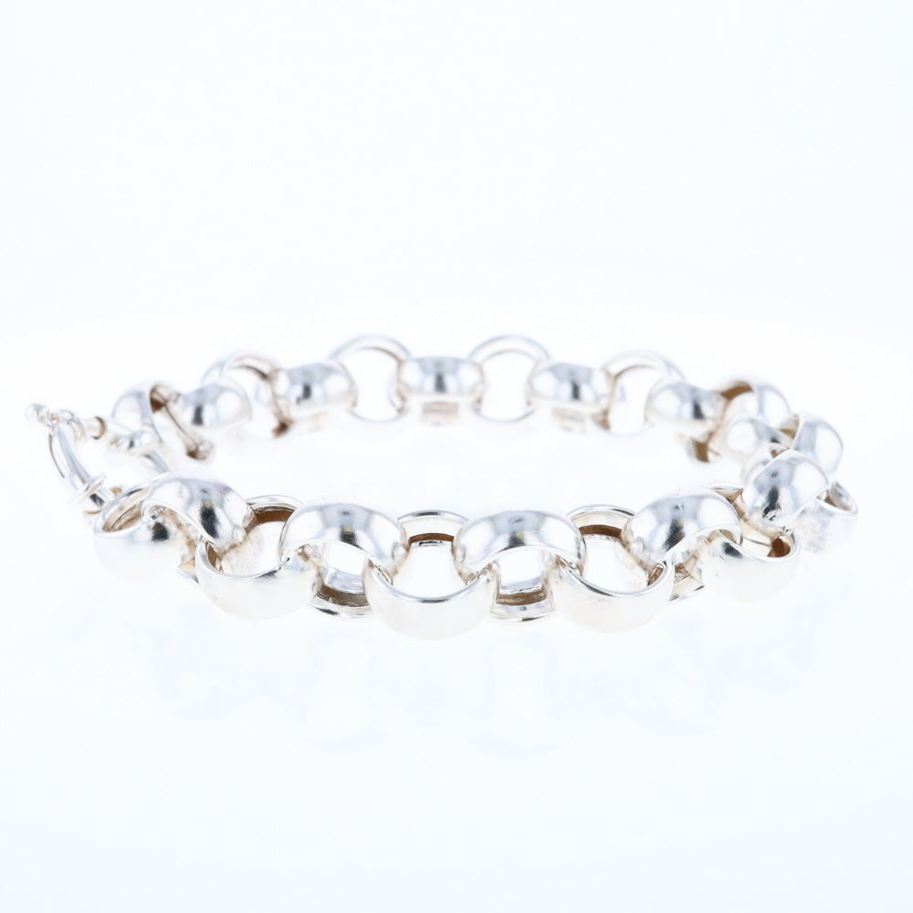 Silver Rolo Link Bracelet