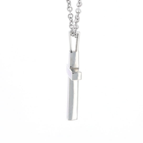 Sugilite 3 Section Inlaid Cross Pendant