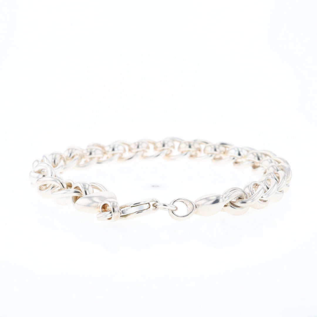 Sterling Silver Round Link Bracelet