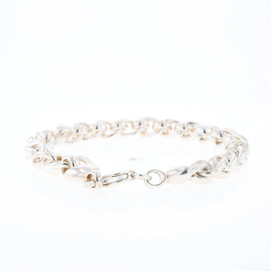 Sterling Silver Round Link Bracelet