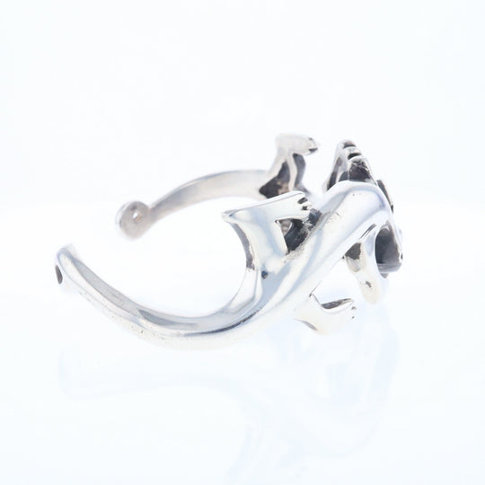 Sterling Silver Lizard Cuff Bracelet