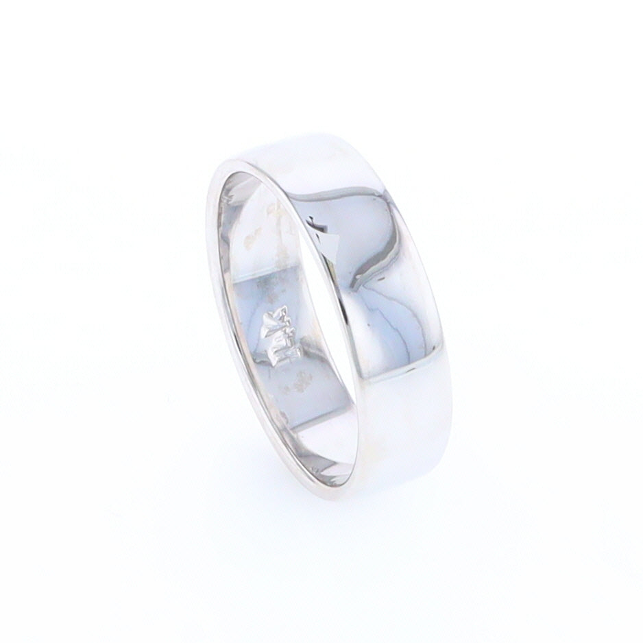 White Gold Wedding Band