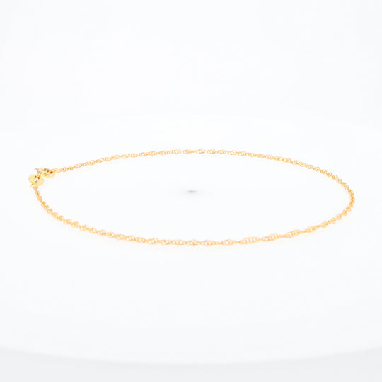 Gold Singapore Anklet