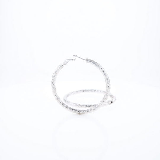 Diamond Cut Hoops