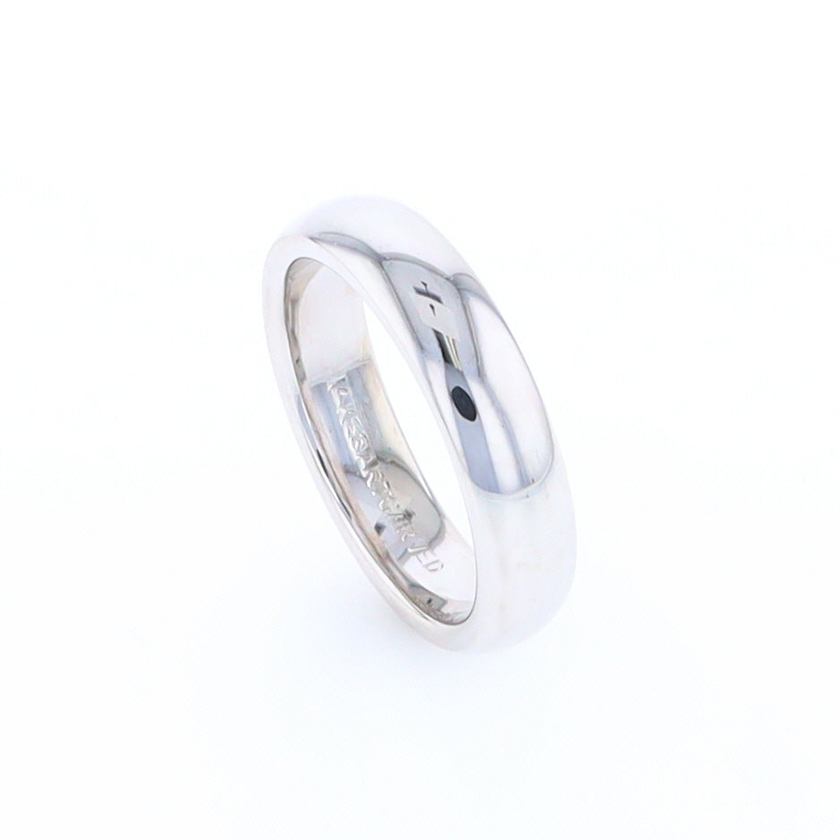 White Gold Wedding Band