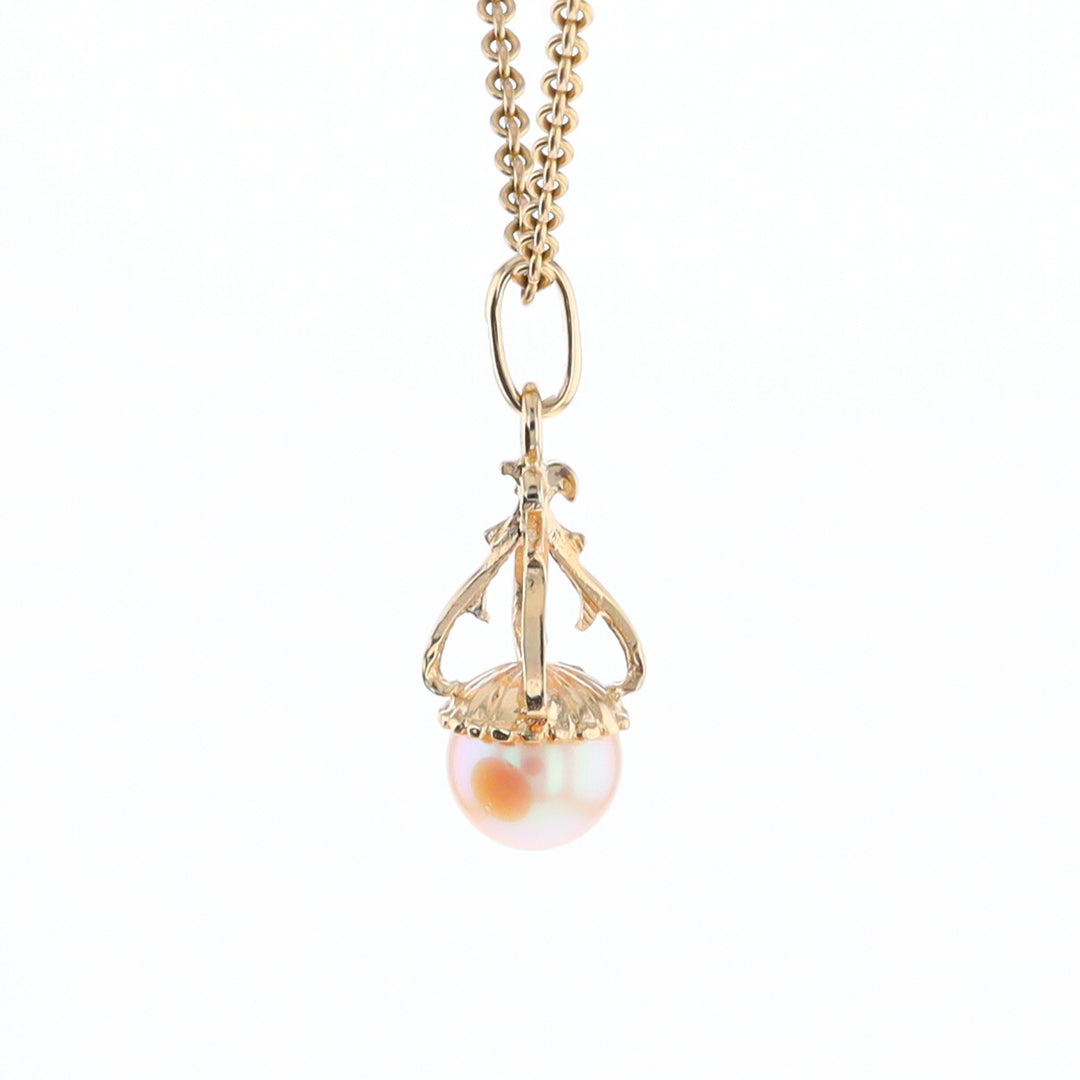 Swirl Chandelier Pearl Pendant