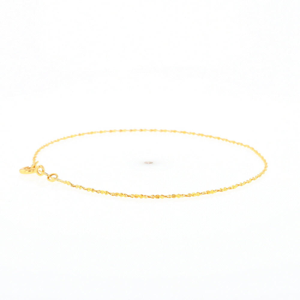 Gold Twist S Link Bracelet