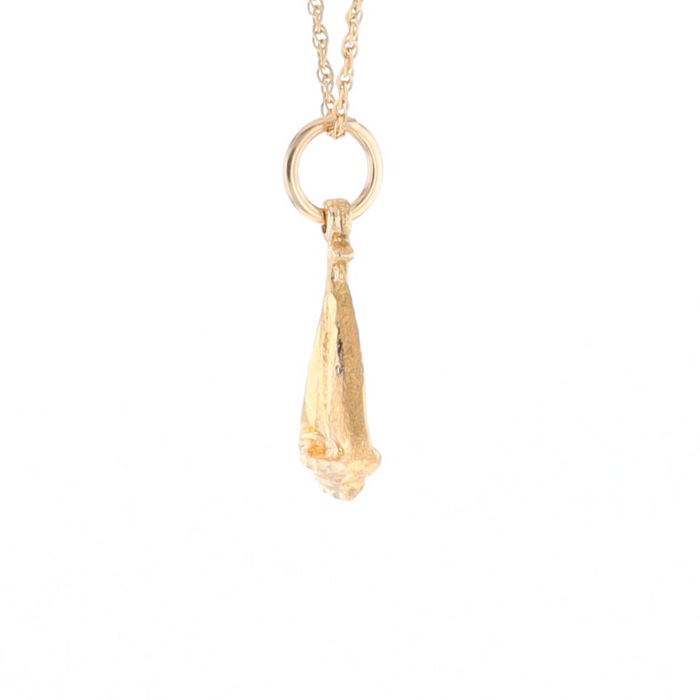 Yellow Gold Sailboat Pendant