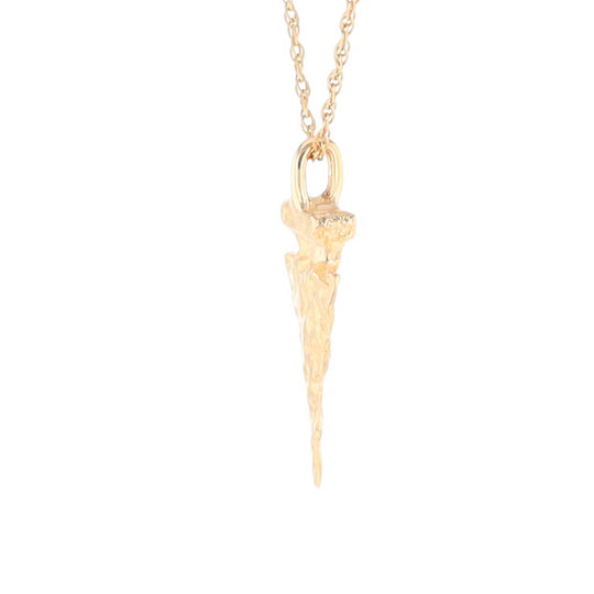 Gold Arrowhead Pendant