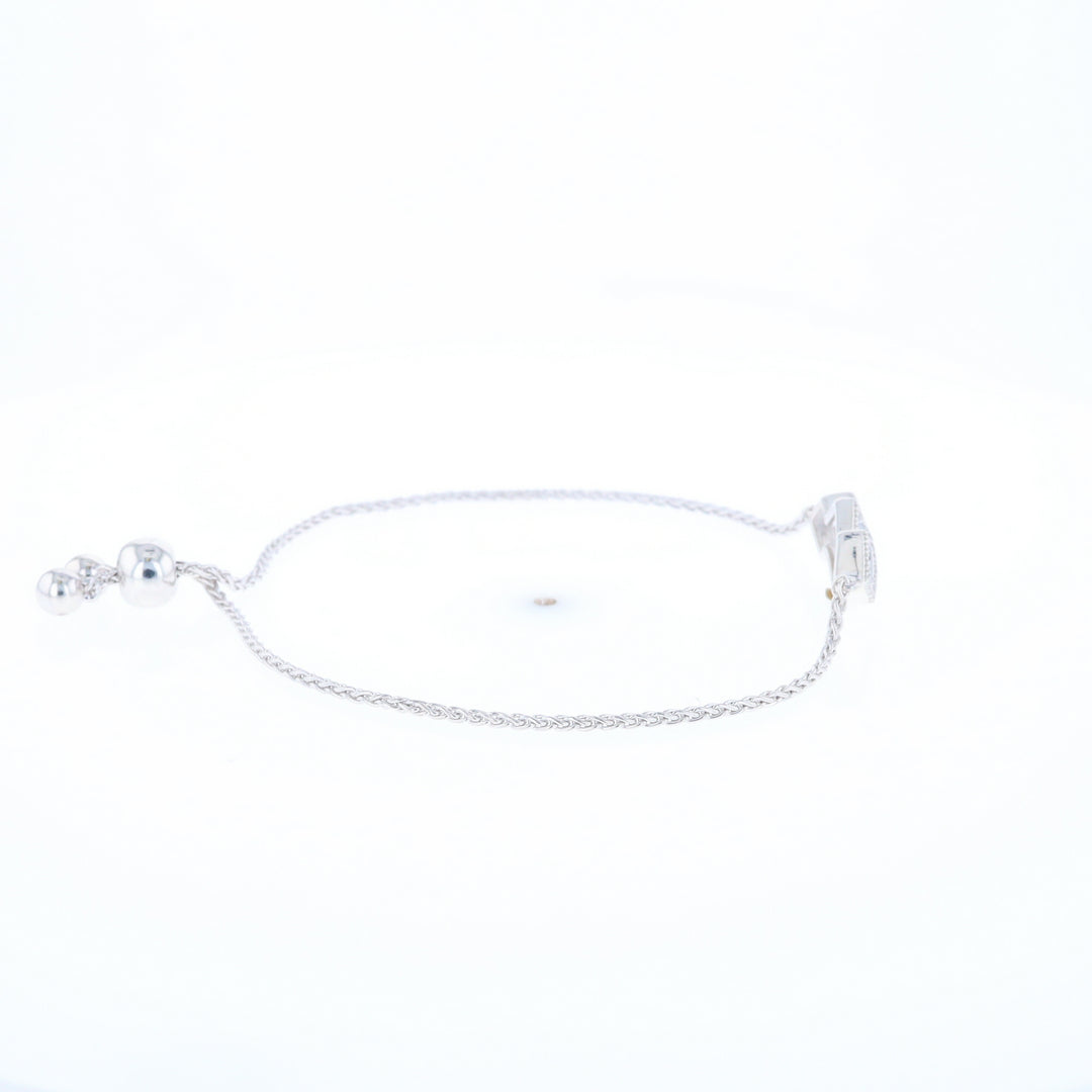 Bypass Diamond Bolo Bracelet