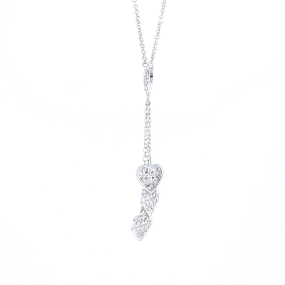 14K Triple Heart Necklace