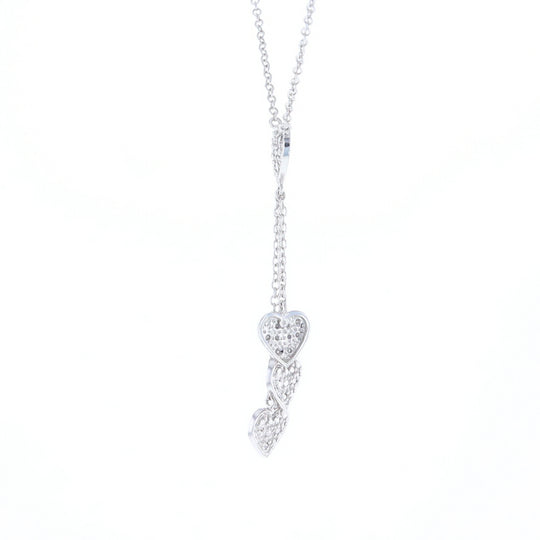 14K Triple Heart Necklace