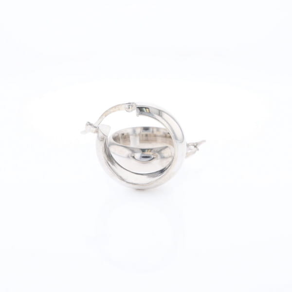 Hollow Round Tube Hoop Earrings